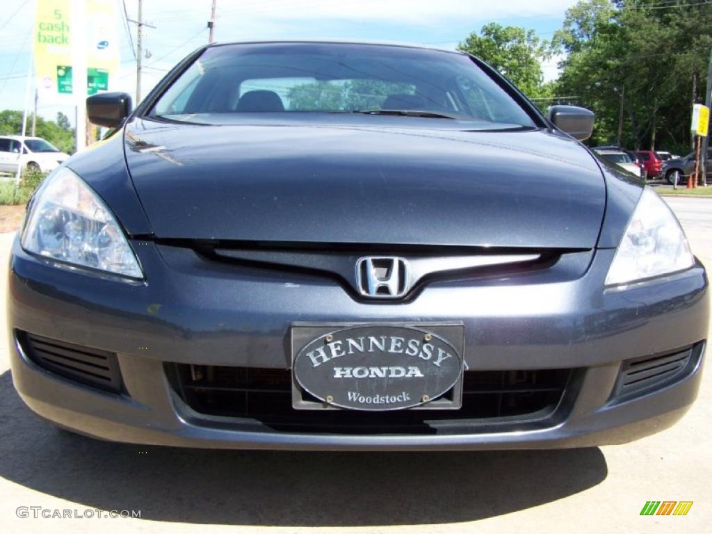 2003 Accord EX-L Coupe - Sapphire Blue Pearl / Black photo #10