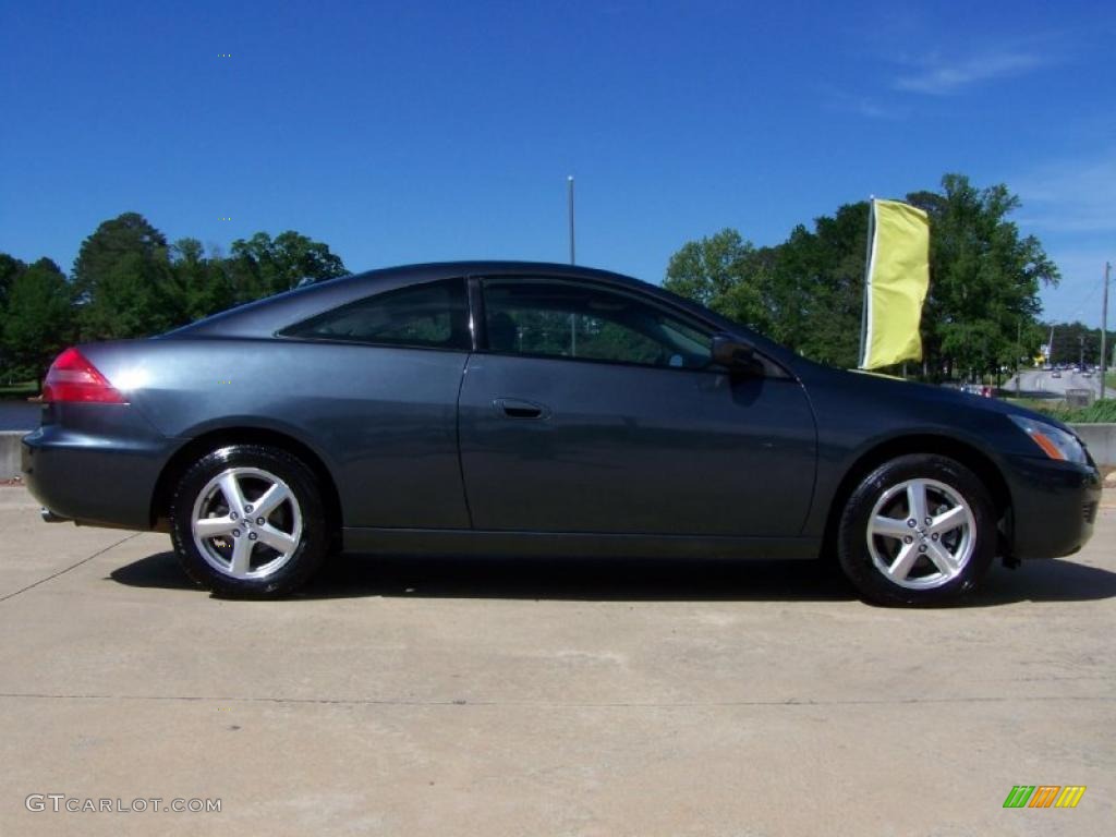 2003 Accord EX-L Coupe - Sapphire Blue Pearl / Black photo #11