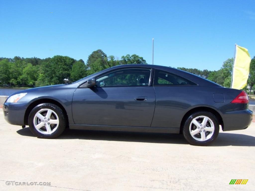 2003 Accord EX-L Coupe - Sapphire Blue Pearl / Black photo #12