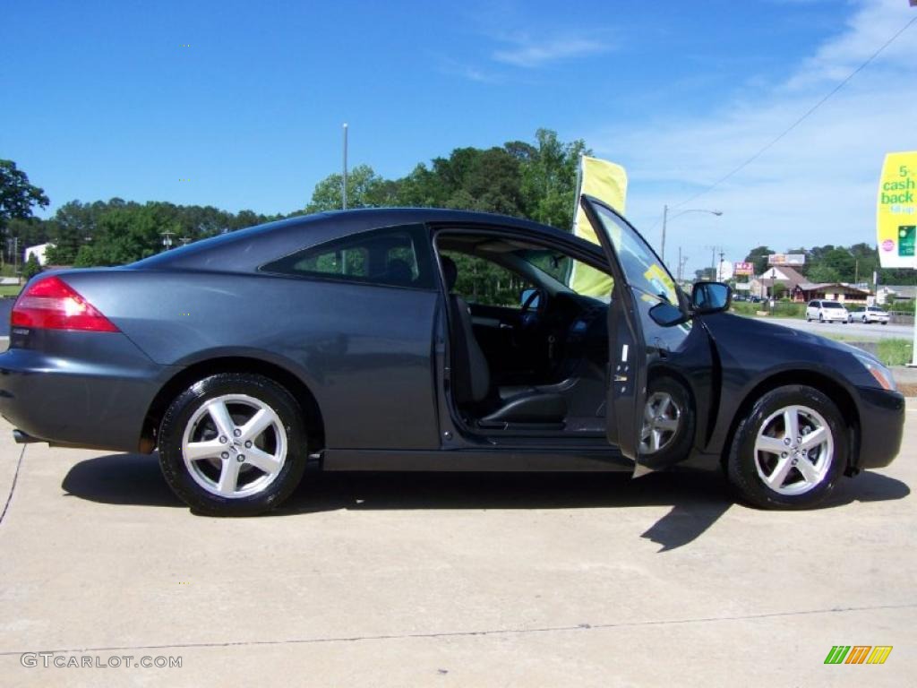 2003 Accord EX-L Coupe - Sapphire Blue Pearl / Black photo #13