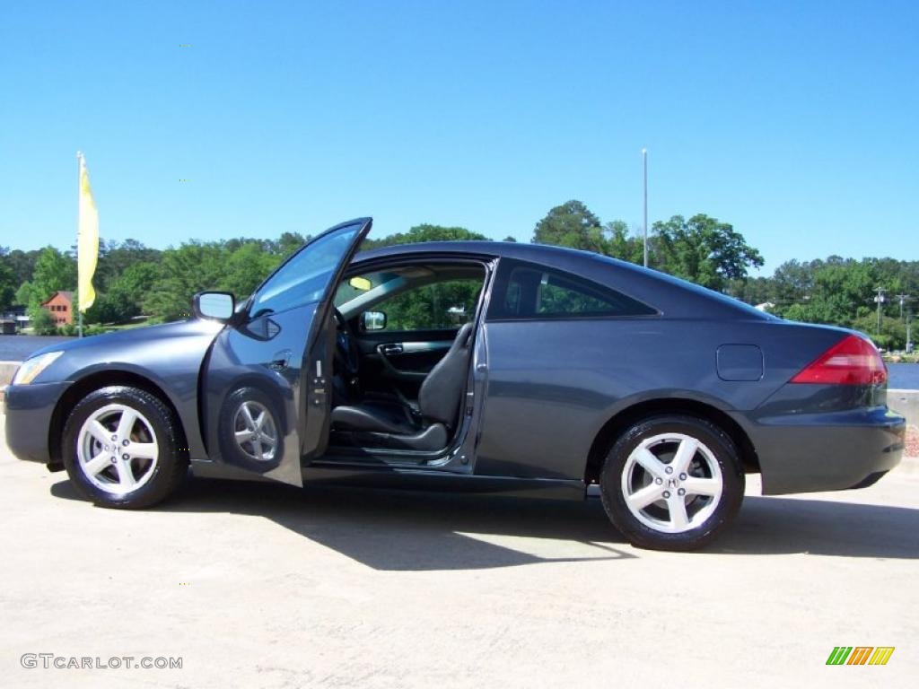 2003 Accord EX-L Coupe - Sapphire Blue Pearl / Black photo #14