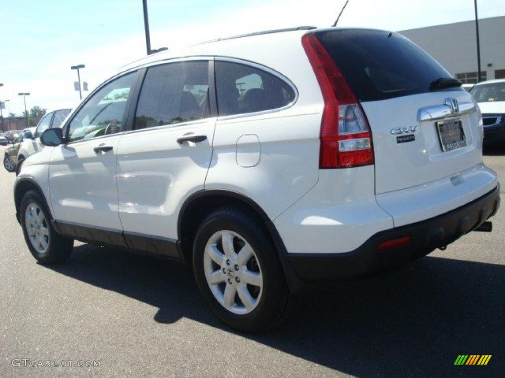2008 CR-V EX - Taffeta White / Gray photo #4