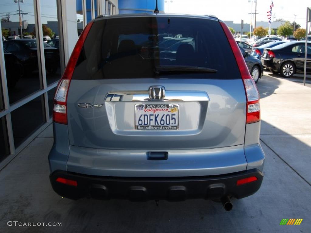 2008 CR-V EX - Glacier Blue Metallic / Gray photo #4