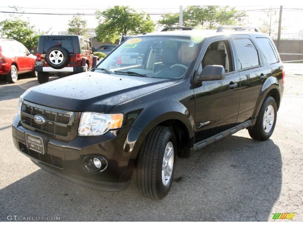 2009 Escape Hybrid 4WD - Black / Stone photo #1