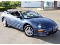 2002 Chrome Blue Pearl Mitsubishi Eclipse Spyder GS  photo #3