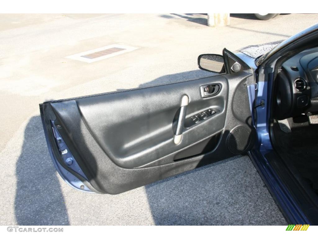 2002 Eclipse Spyder GS - Chrome Blue Pearl / Black photo #12