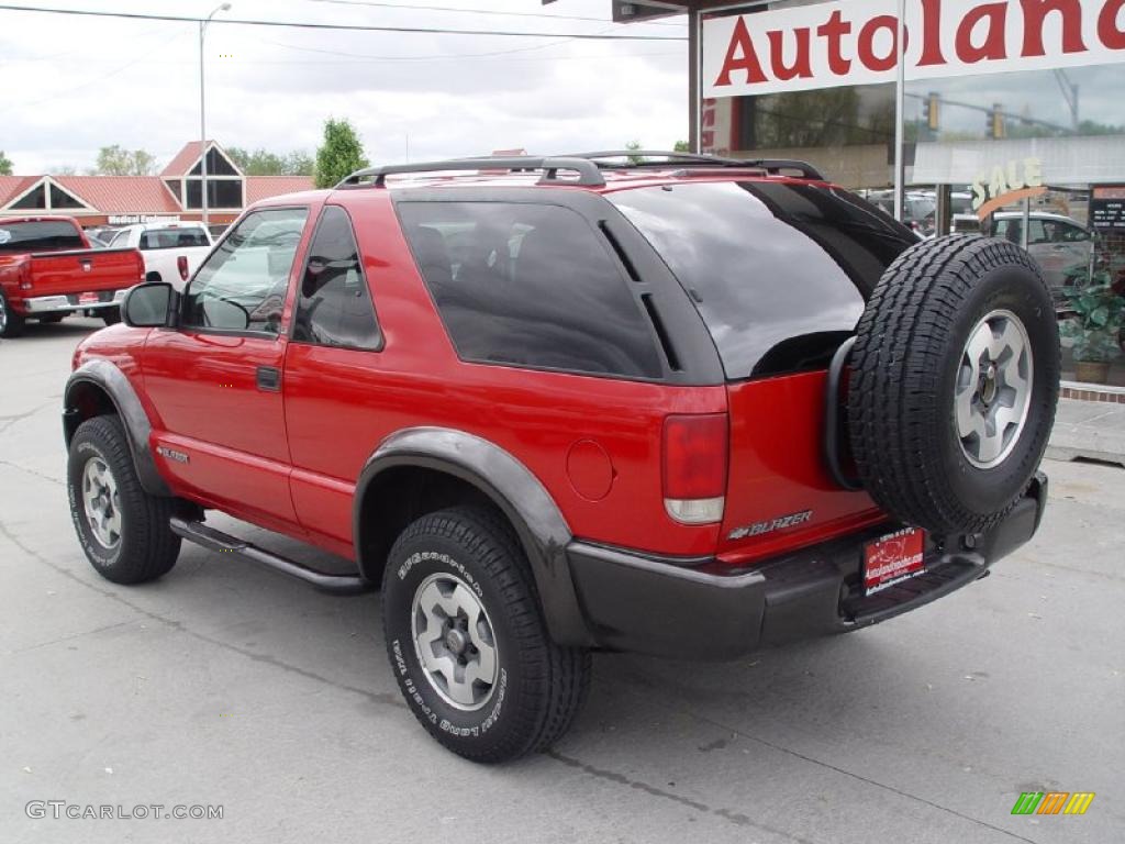 2001 Blazer LS ZR2 4x4 - Victory Red / Graphite photo #5