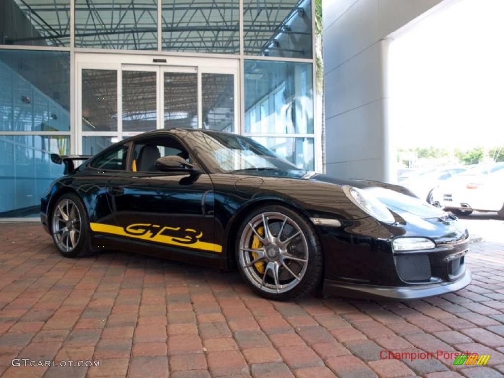 2010 911 GT3 - Black / Black w/Alcantara photo #2