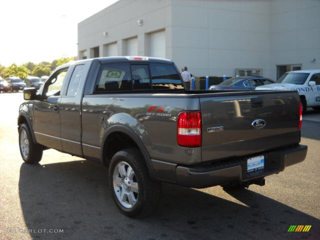 2006 F150 FX4 SuperCab 4x4 - Dark Shadow Grey Metallic / Medium/Dark Flint photo #6