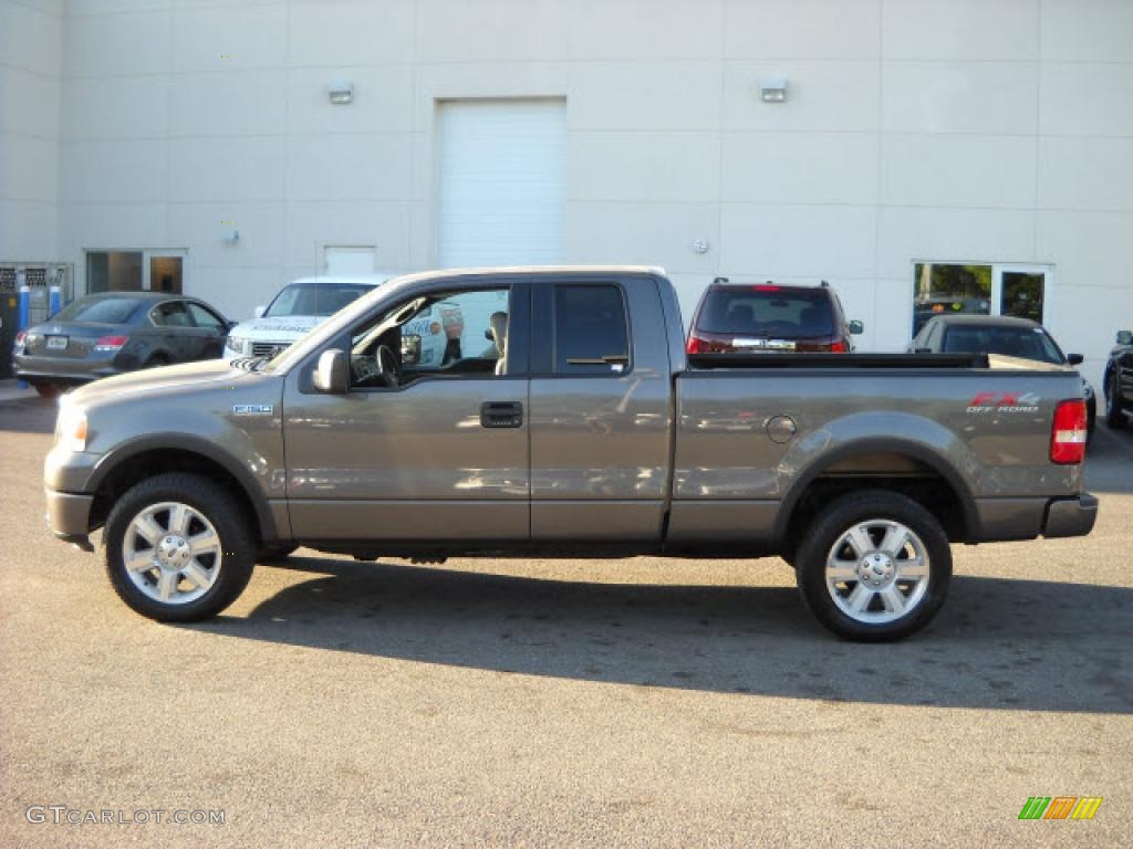 2006 F150 FX4 SuperCab 4x4 - Dark Shadow Grey Metallic / Medium/Dark Flint photo #7
