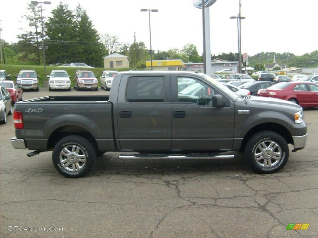 2007 F150 XLT SuperCrew 4x4 - Dark Shadow Grey Metallic / Medium Flint photo #5