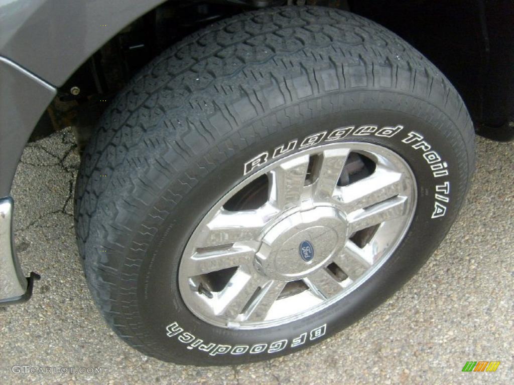 2007 F150 XLT SuperCrew 4x4 - Dark Shadow Grey Metallic / Medium Flint photo #9