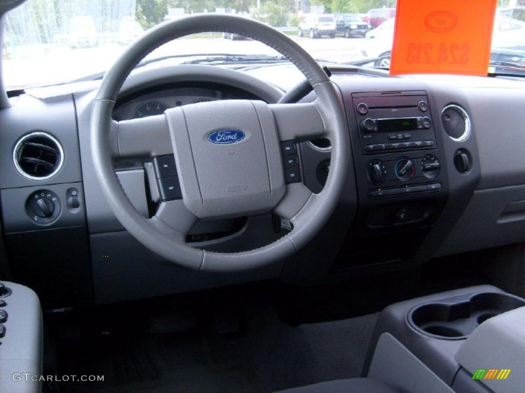 2007 F150 XLT SuperCrew 4x4 - Dark Shadow Grey Metallic / Medium Flint photo #14