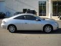 2003 Satin Silver Metallic Honda Accord EX V6 Coupe  photo #2