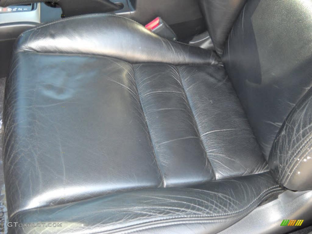2003 Accord EX V6 Coupe - Satin Silver Metallic / Black photo #11