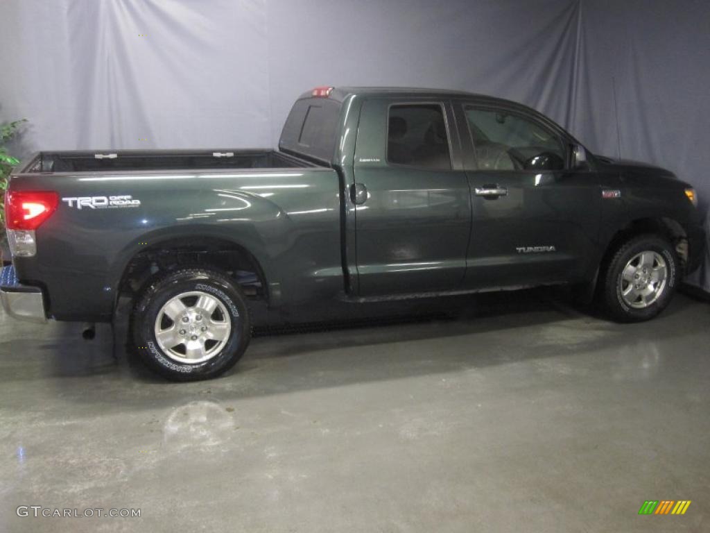 2007 Tundra Limited Double Cab 4x4 - Timberland Mica / Beige photo #4