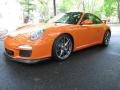 2010 Orange Porsche 911 GT3  photo #1