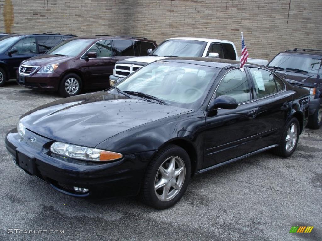 2000 Alero GLS Sedan - Black Onyx / Neutral photo #2