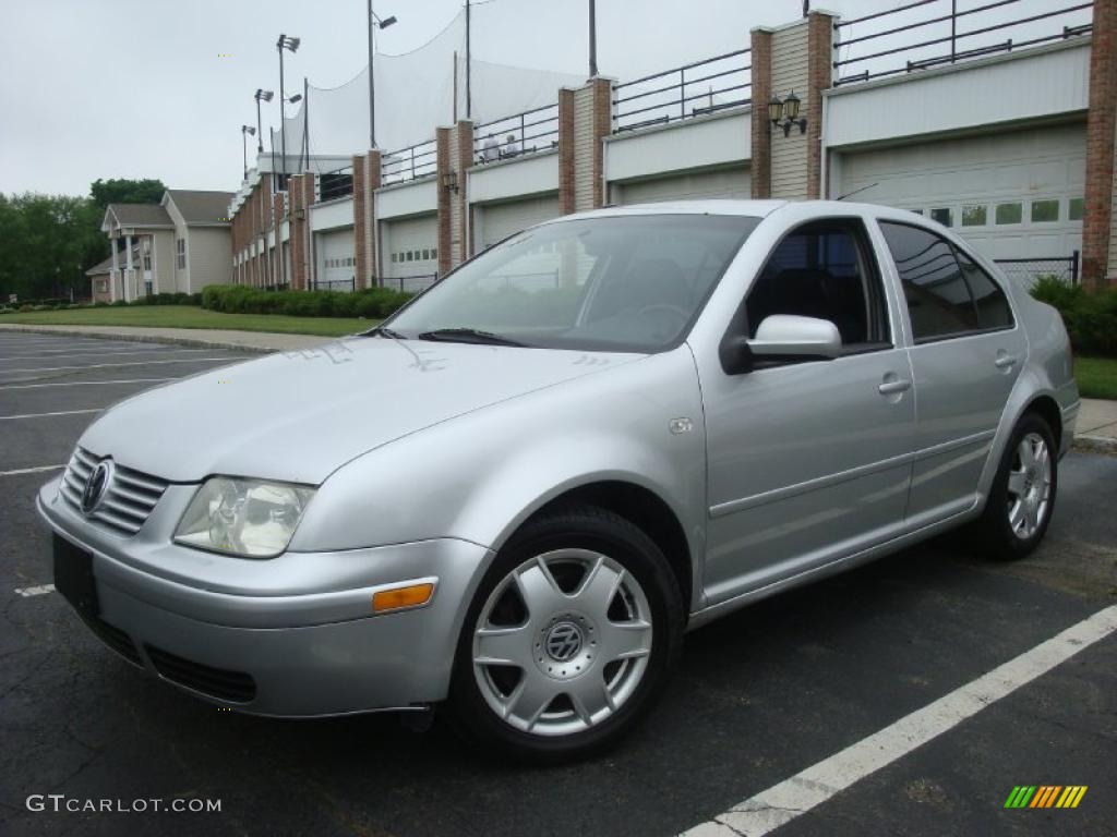 2000 Jetta GLX VR6 Sedan - Silver Arrow Metallic / Black photo #1