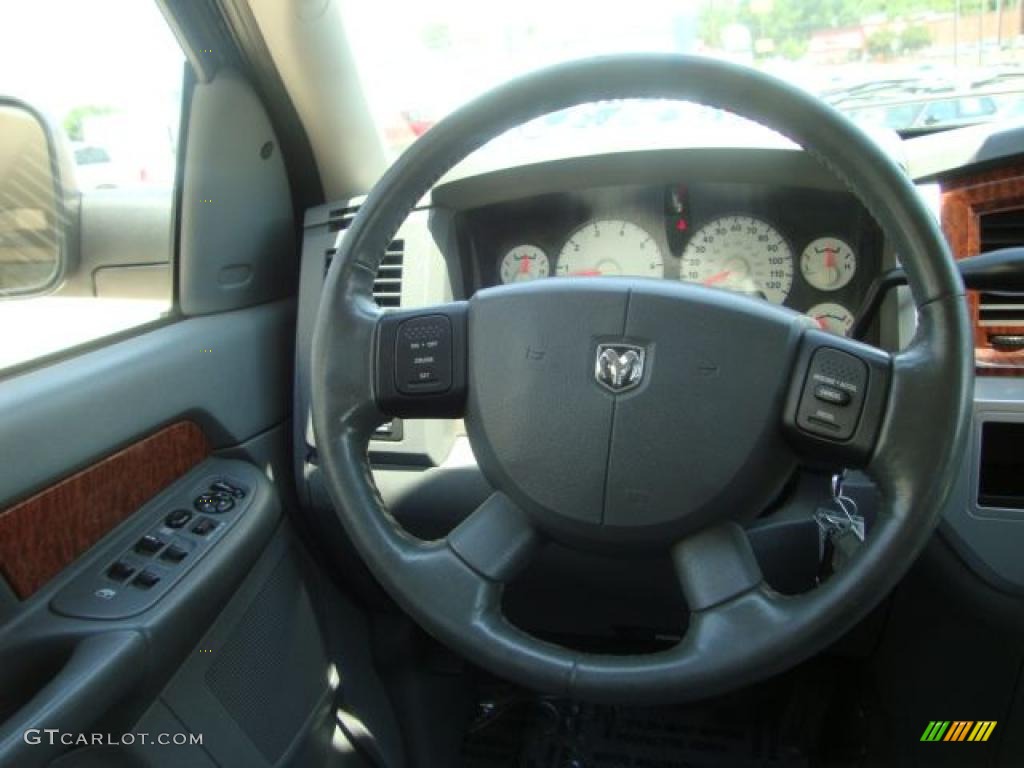 2006 Ram 1500 Laramie Quad Cab - Patriot Blue Pearl / Medium Slate Gray photo #26