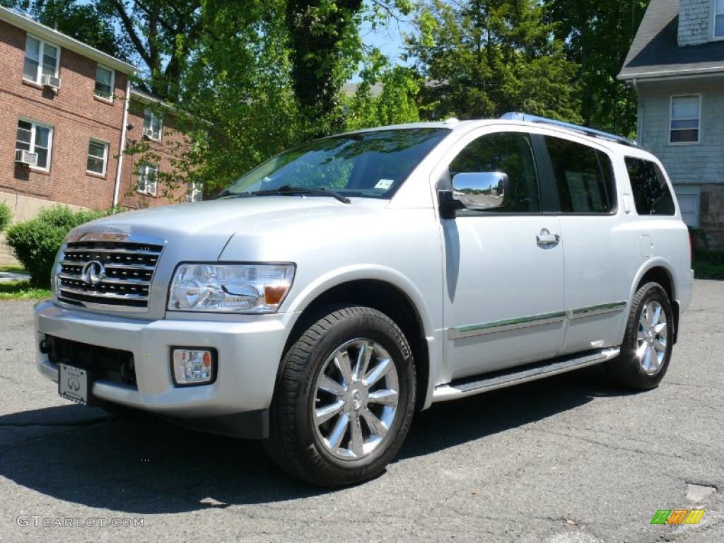 2008 QX 56 4WD - Silver Indulgence / Charcoal photo #1