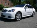 2008 Moonlight White Infiniti M 35x AWD Sedan  photo #1