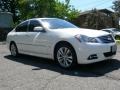 2008 Moonlight White Infiniti M 35x AWD Sedan  photo #3