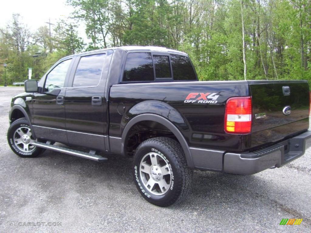 2006 F150 FX4 SuperCrew 4x4 - Black / Medium/Dark Flint photo #5