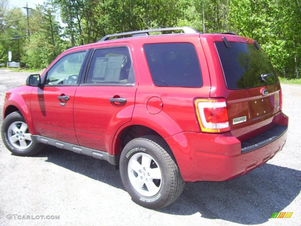 2009 Escape XLT V6 4WD - Sangria Red Metallic / Stone photo #5