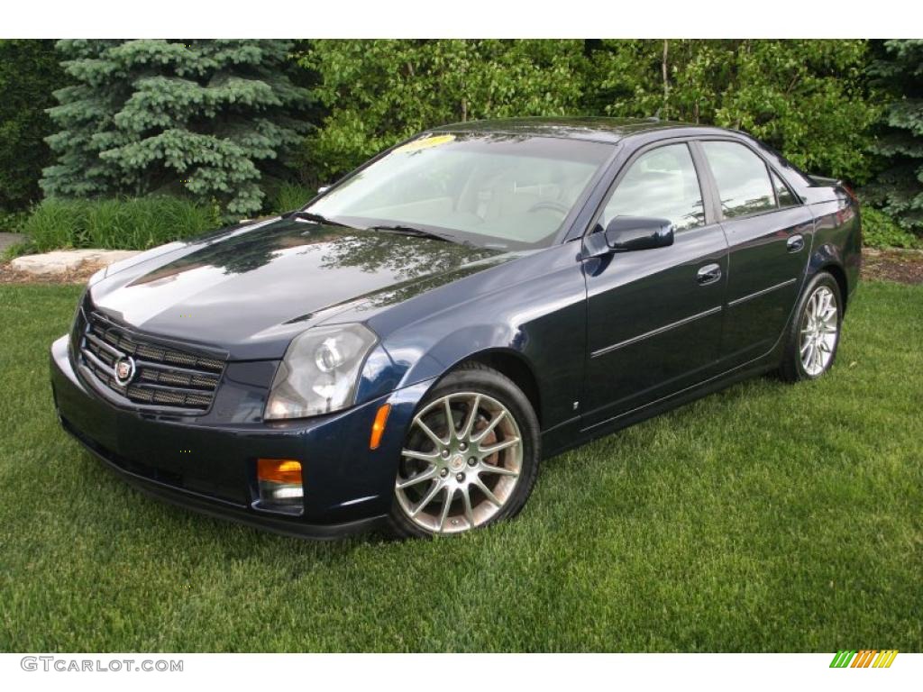 2007 CTS Sedan - Blue Chip / Cashmere photo #1