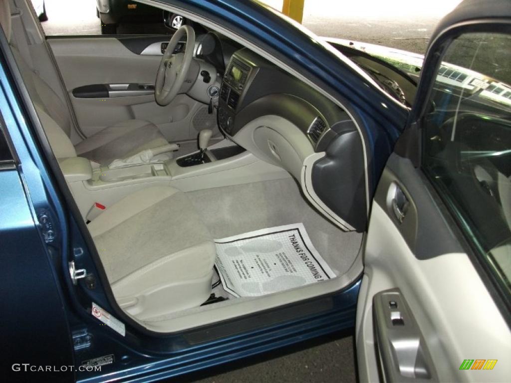2008 Impreza 2.5i Sedan - Newport Blue Pearl / Ivory photo #14