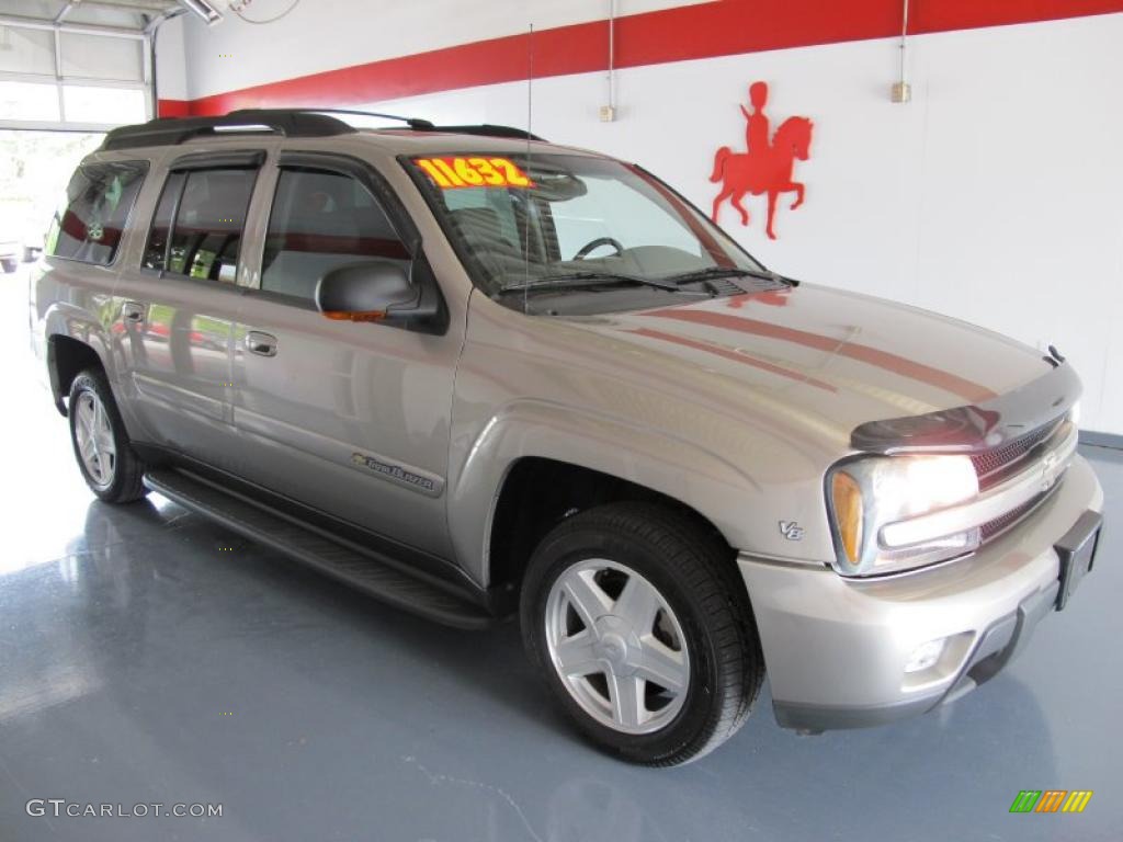 2003 TrailBlazer EXT LT - Light Pewter Metallic / Medium Pewter photo #1