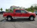 2009 Bright Red Ford F150 XLT SuperCrew 4x4  photo #2