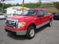2009 Bright Red Ford F150 XLT SuperCrew 4x4  photo #10