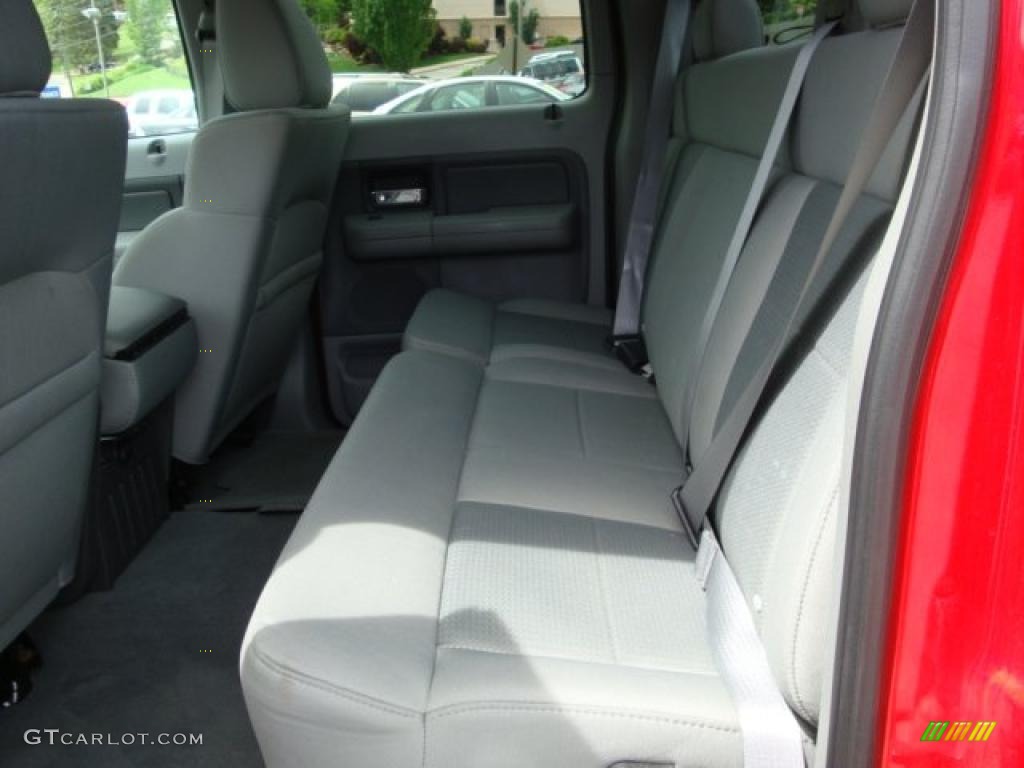 2008 F150 XLT SuperCrew 4x4 - Bright Red / Medium Flint Grey photo #8