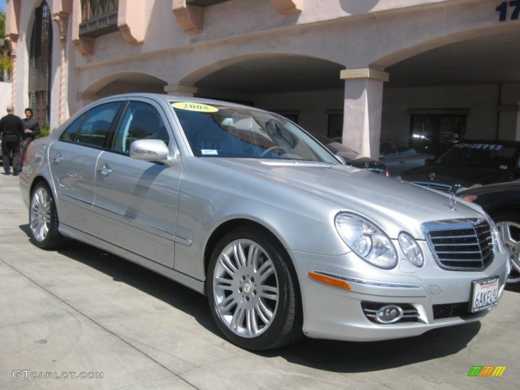 2008 E 350 Sedan - Iridium Silver Metallic / Ash photo #1