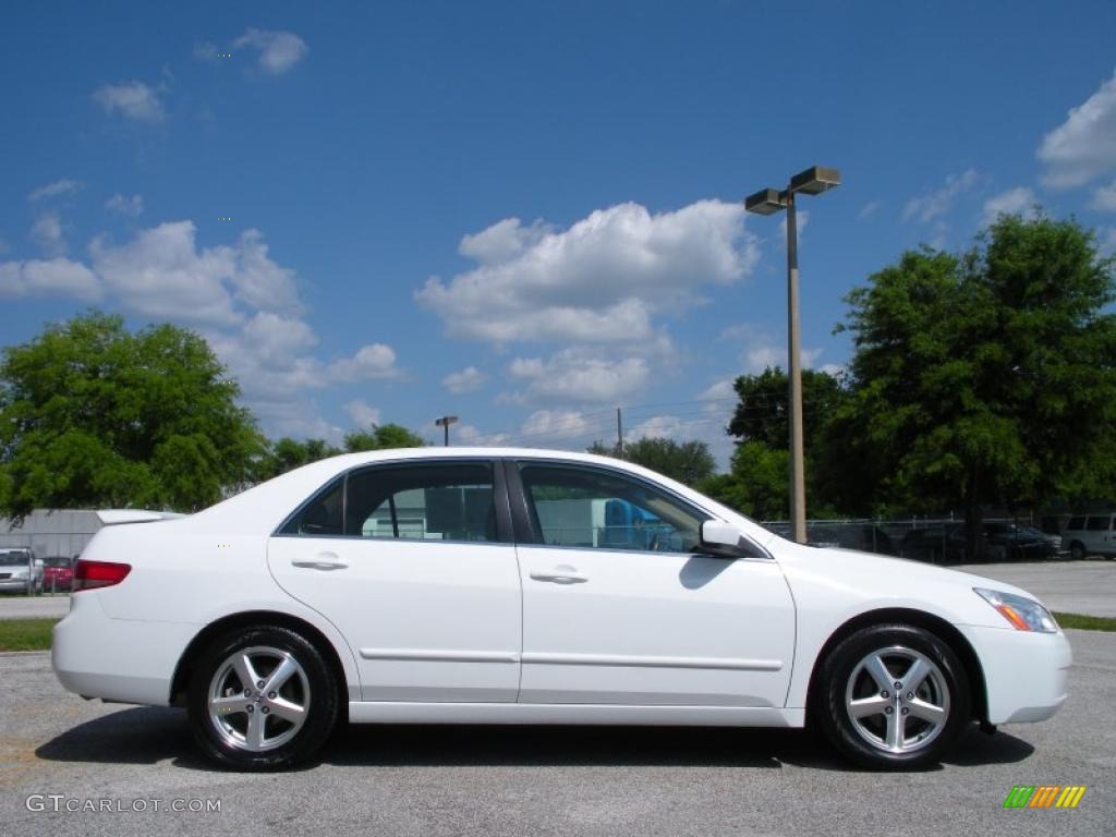 2003 Accord EX-L Sedan - Taffeta White / Ivory photo #4