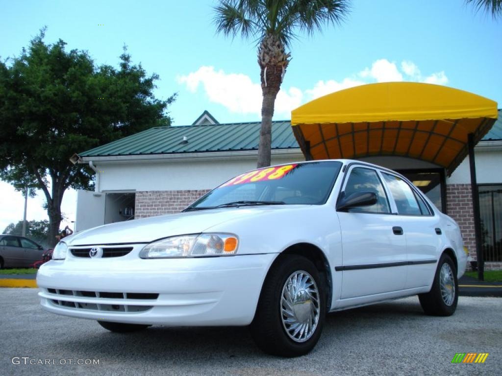 1999 Corolla VE - Super White / Light Charcoal photo #1