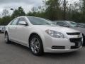 White Diamond Tricoat - Malibu LT Sedan Photo No. 3