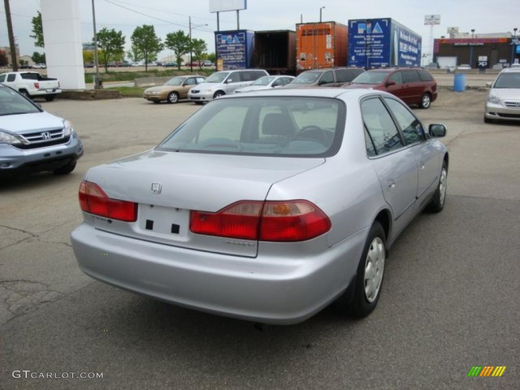 2000 Accord LX Sedan - Satin Silver Metallic / Lapis photo #4