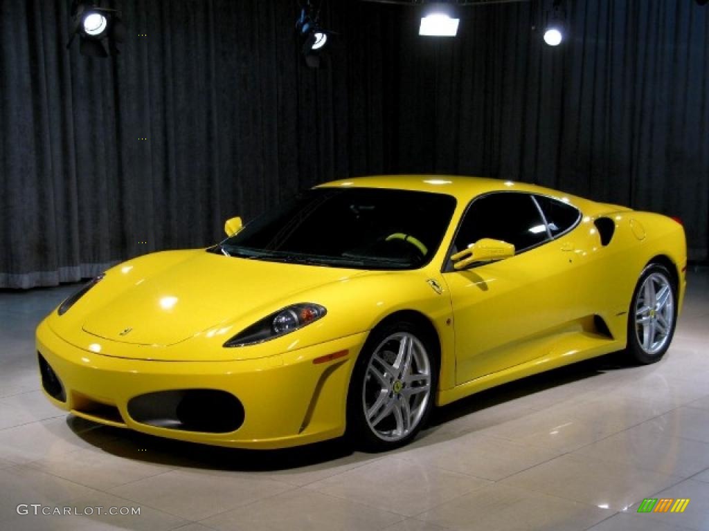 2005 F430 Coupe F1 - Yellow / Black photo #1