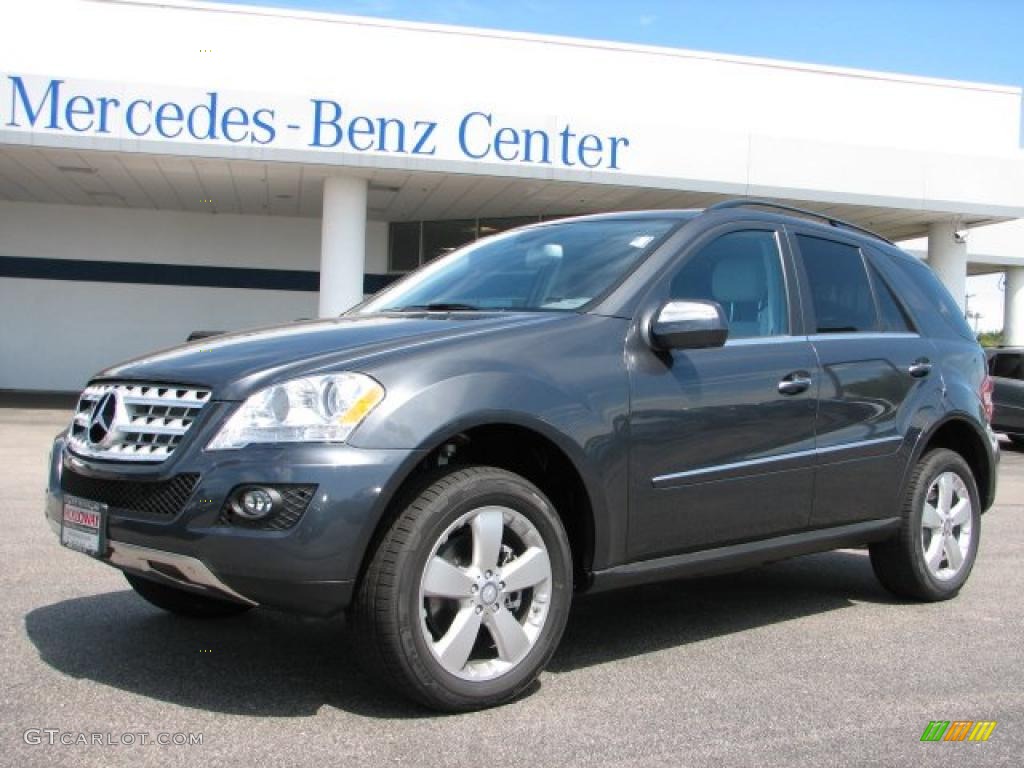 2010 ML 350 4Matic - Steel Grey Metallic / Ash photo #1