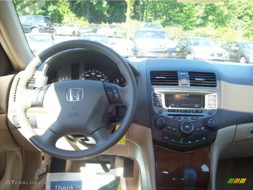 2007 Accord EX-L V6 Sedan - Carbon Bronze Pearl / Ivory photo #5