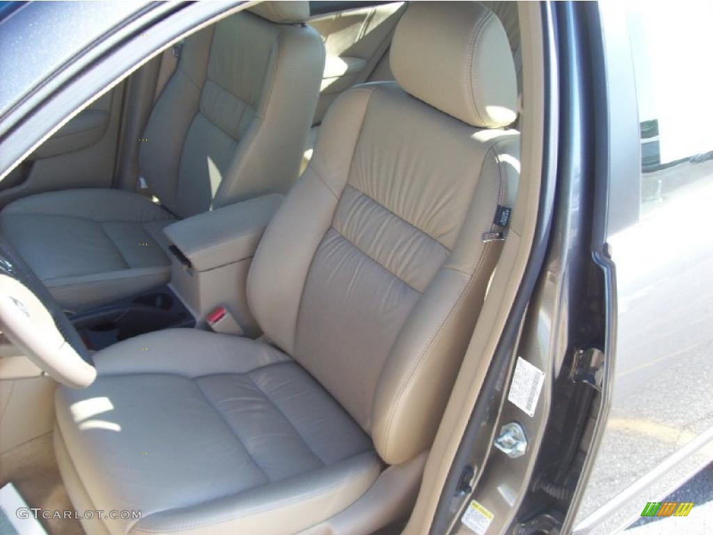 2007 Accord EX-L V6 Sedan - Carbon Bronze Pearl / Ivory photo #6