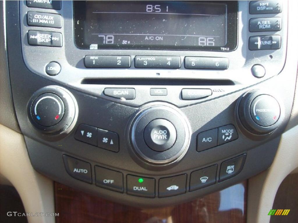 2007 Accord EX-L V6 Sedan - Carbon Bronze Pearl / Ivory photo #17