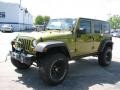 2007 Rescue Green Metallic Jeep Wrangler Unlimited X 4x4  photo #1