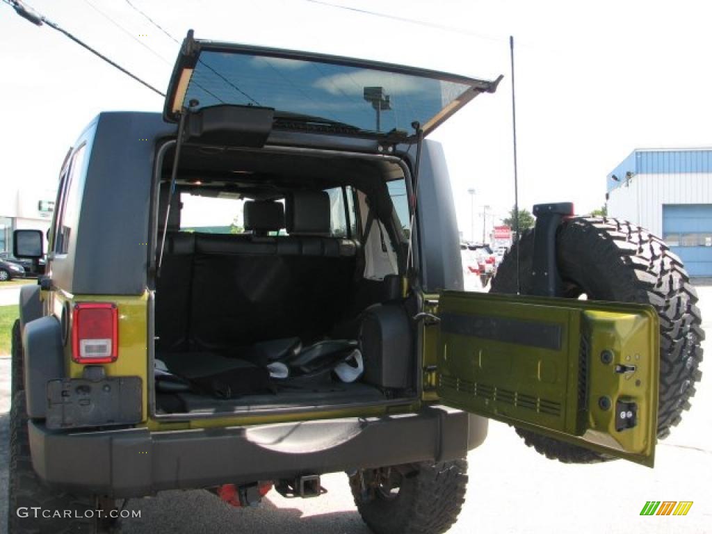 2007 Wrangler Unlimited X 4x4 - Rescue Green Metallic / Dark Khaki/Medium Khaki photo #5