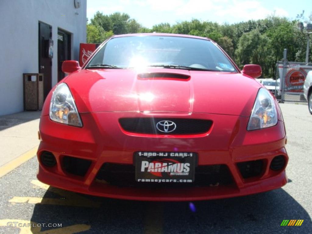 2004 Celica GT - Absolutely Red / Black/Red photo #2