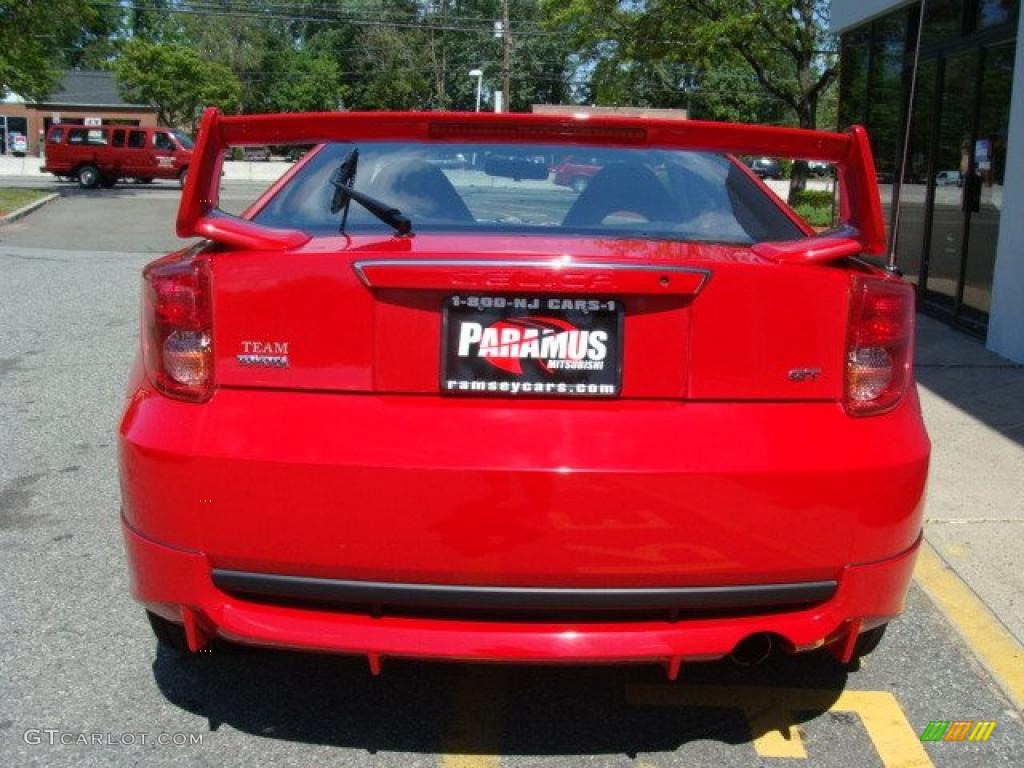 2004 Celica GT - Absolutely Red / Black/Red photo #5