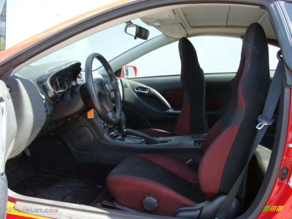 2004 Celica GT - Absolutely Red / Black/Red photo #9